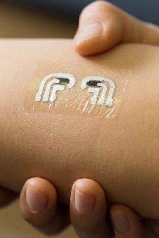 Rub-On, Tattoo-Like Sensor for Testing Blood Sugar Levels